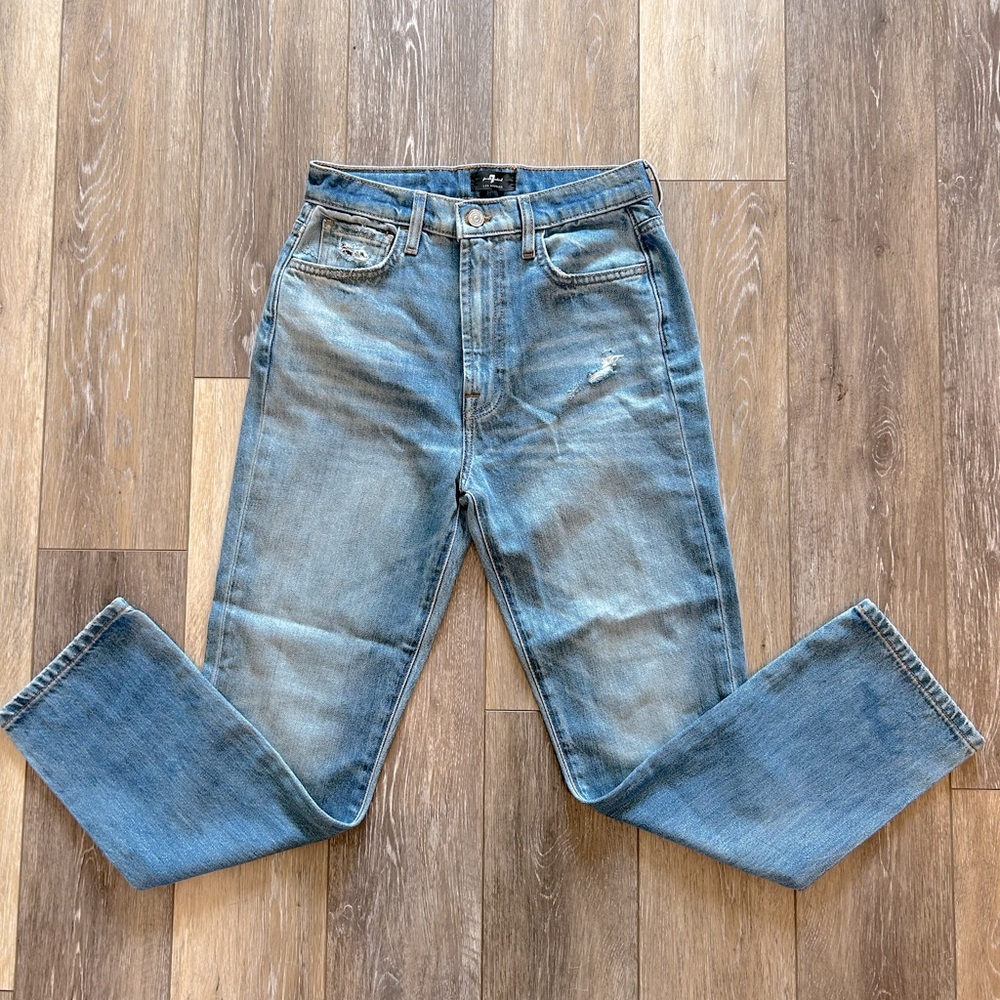 7 for all mankind straight leg jeans